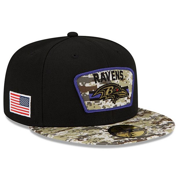 Youth New Era Camo Baltimore Ravens Trucker 9FIFTY Snapback Hat