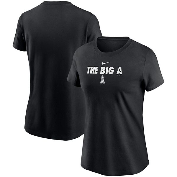 Women s Nike Black Los Angeles Angels Local Nickname T Shirt