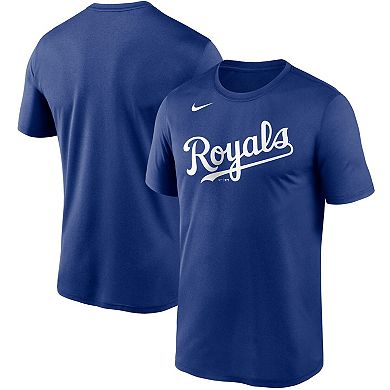 Men's Nike Royal Kansas City Royals Wordmark Legend T-Shirt