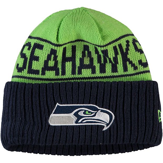 : New Era Men's College Navy/Neon Green Seattle