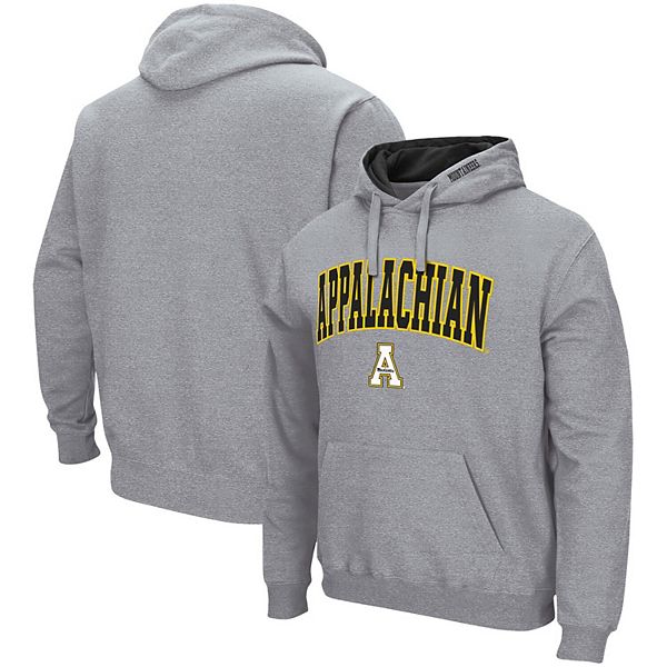 Men's Colosseum Heathered Gray Appalachian State Mountaineers Arch and ...