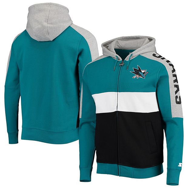 San jose sharks on sale full zip hoodie