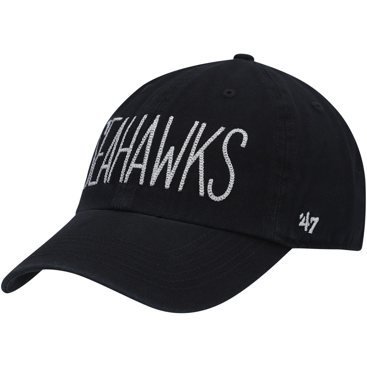 Women's '47 Gray Seattle Seahawks Miata Clean Up Legacy Adjustable Hat