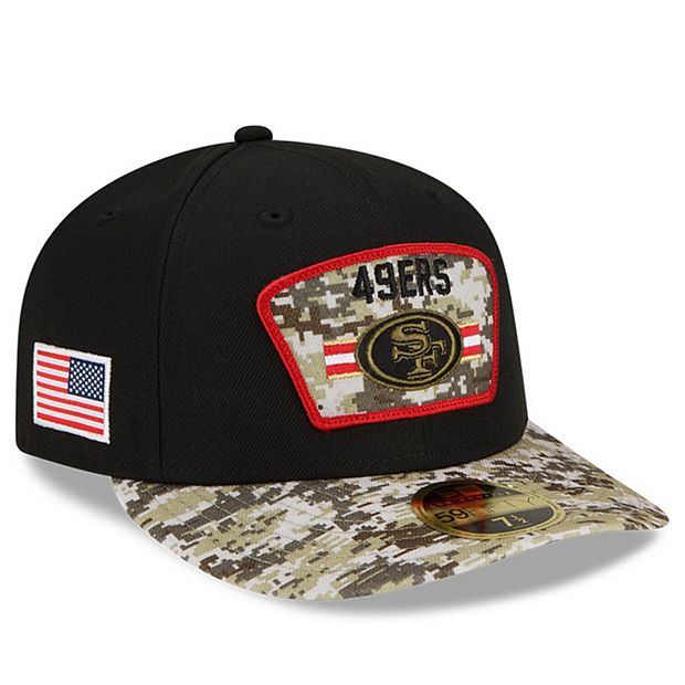 Men's New Era Black San Francisco 49ers Camo Tone 39THIRTY Flex Hat