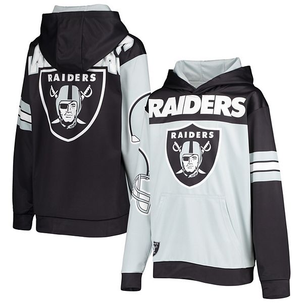 Las Vegas Raiders Fanatics Branded Square Off Long Sleeve T-Shirt -  Black/Silver