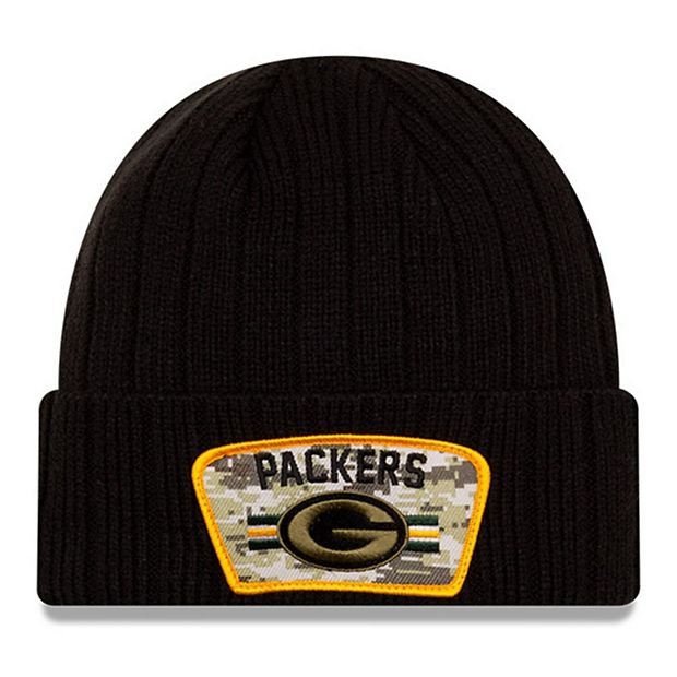 New Era Green Bay Packers Salute to Service 2021 Knit