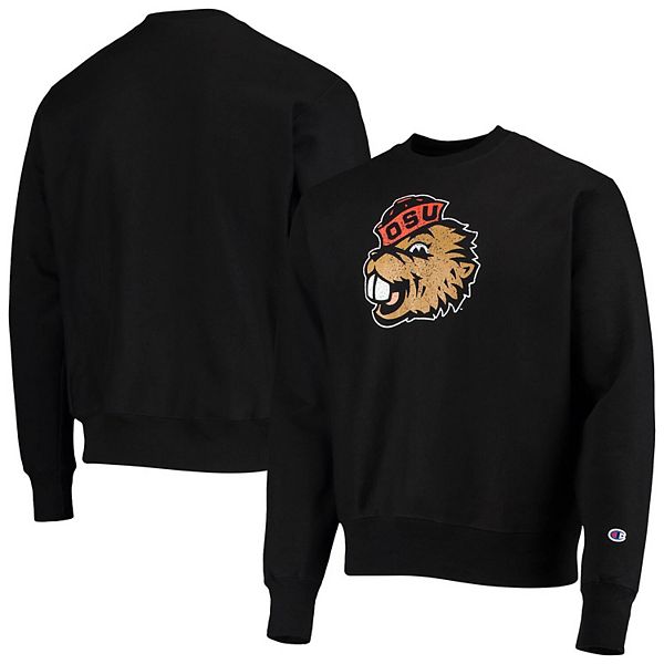 Men's Champion Black Oregon State Beavers Vault Logo Reverse Weave ...