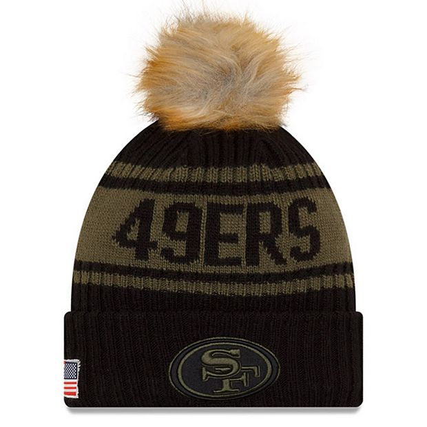 The 49ers Beanie with Faux Fur Pom, Winter Hat