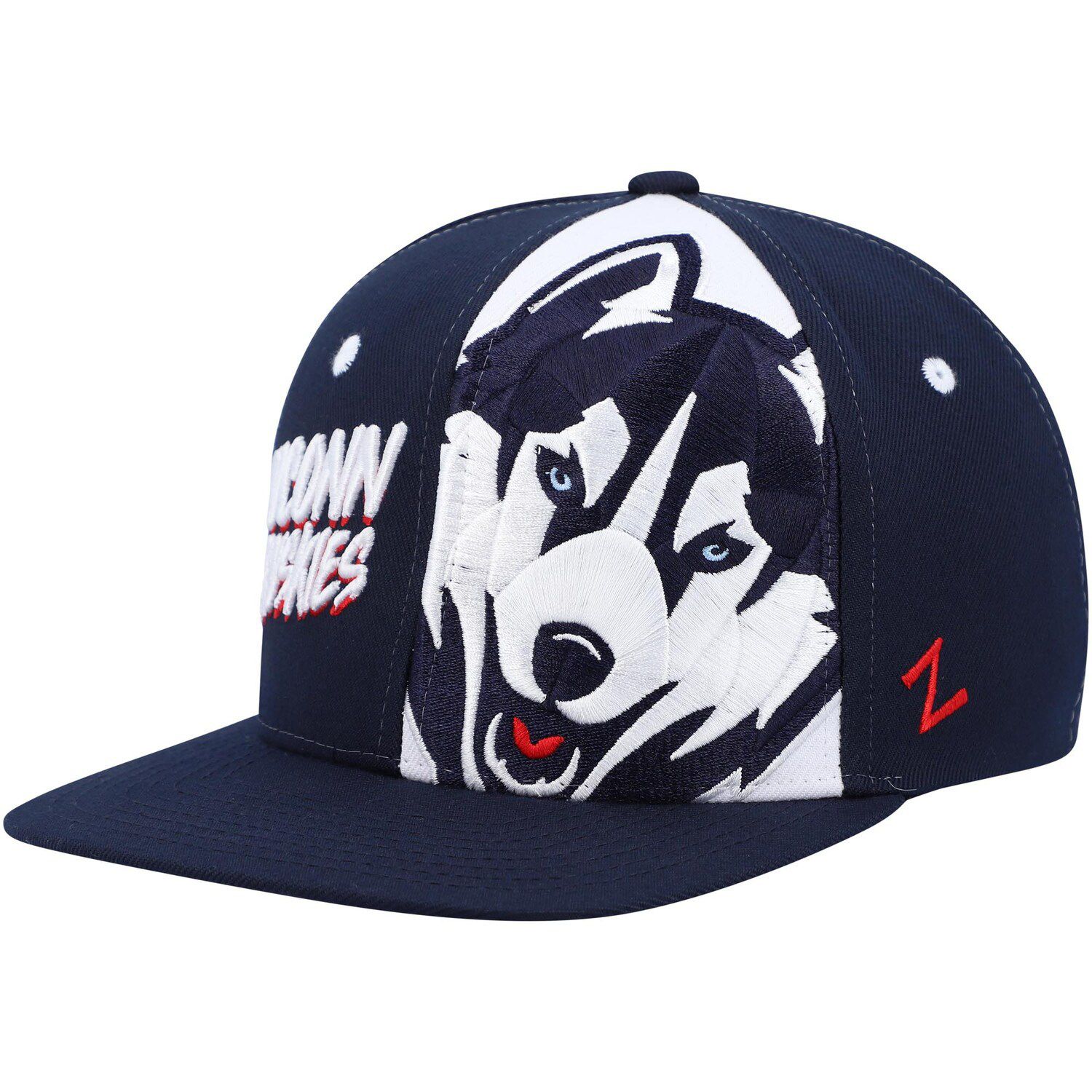 Image for Unbranded Youth Zephyr Navy UConn Huskies Walnut Snapback Hat at Kohl's.