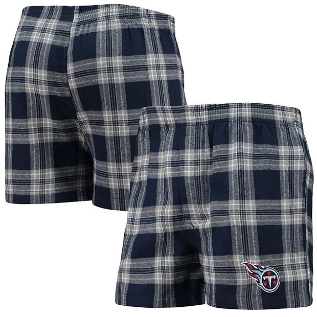 Men's Concepts Sport Navy/Silver Tennessee Titans Takeaway Flannel