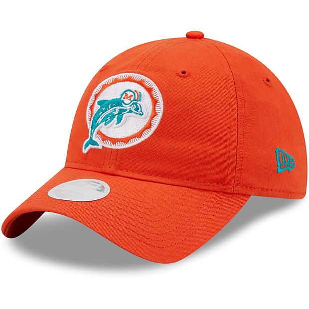 Youth New Era Black Miami Dolphins Core Classic 2.0 9TWENTY Adjustable Hat