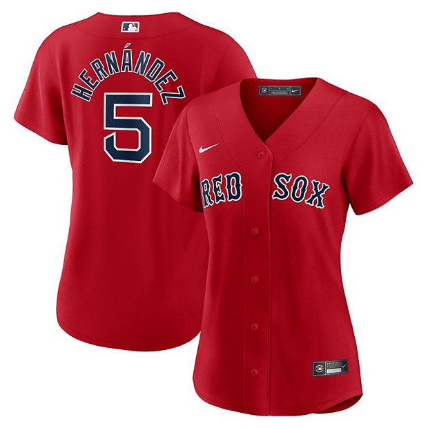 Women's Nike Enrique Hernandez Red Boston Red Sox Alternate Replica Player  Jersey