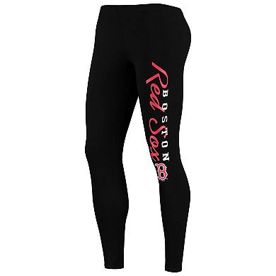 Women's Concepts Sport White/Black Boston Red Sox Sonata Tank Top & Leggings Pajama Set