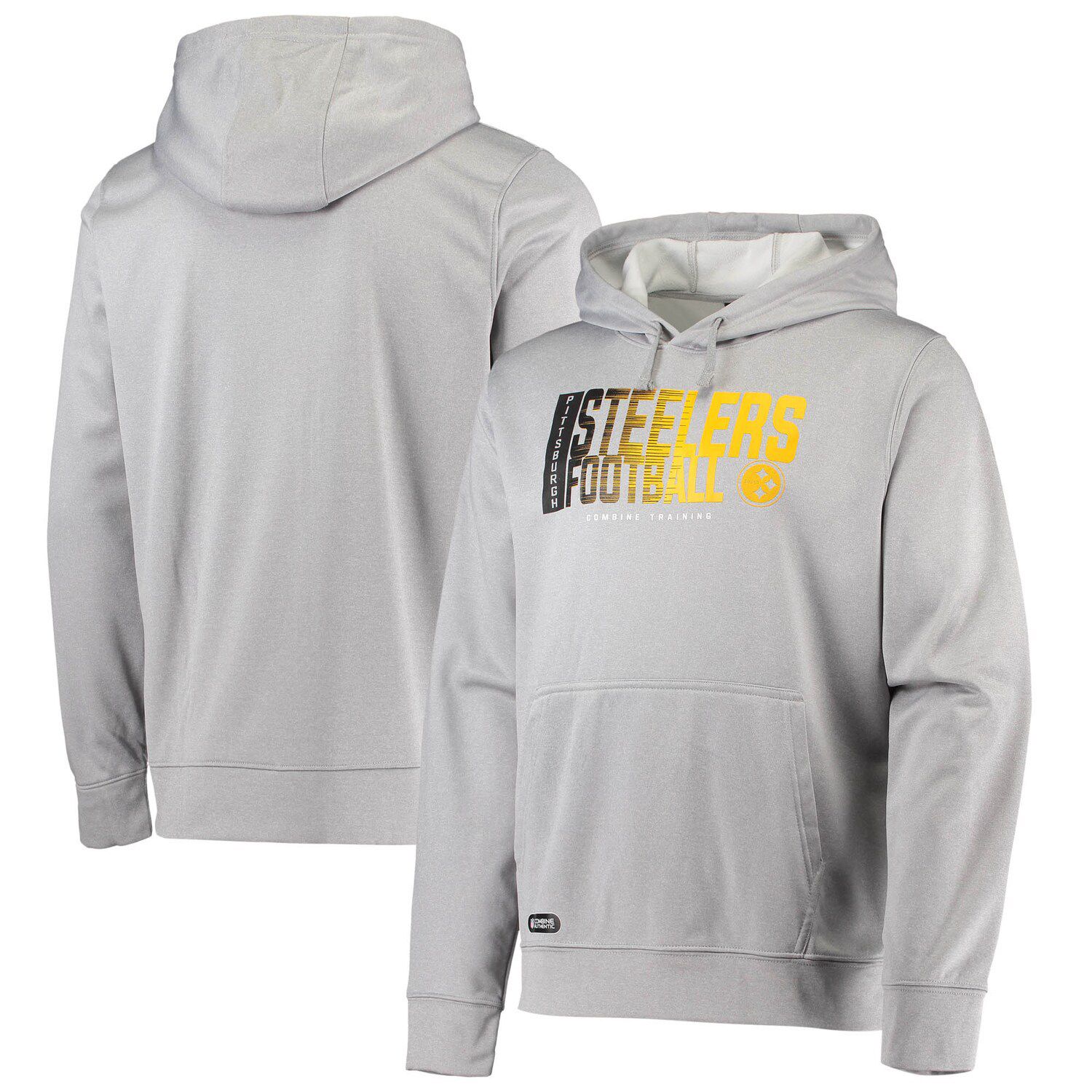 New Era Pittsburgh Steelers Raglan Quarter Zip Hoodie