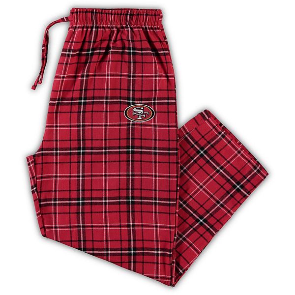 Men's Concepts Sport Scarlet/Black San Francisco 49ers Big & Tall