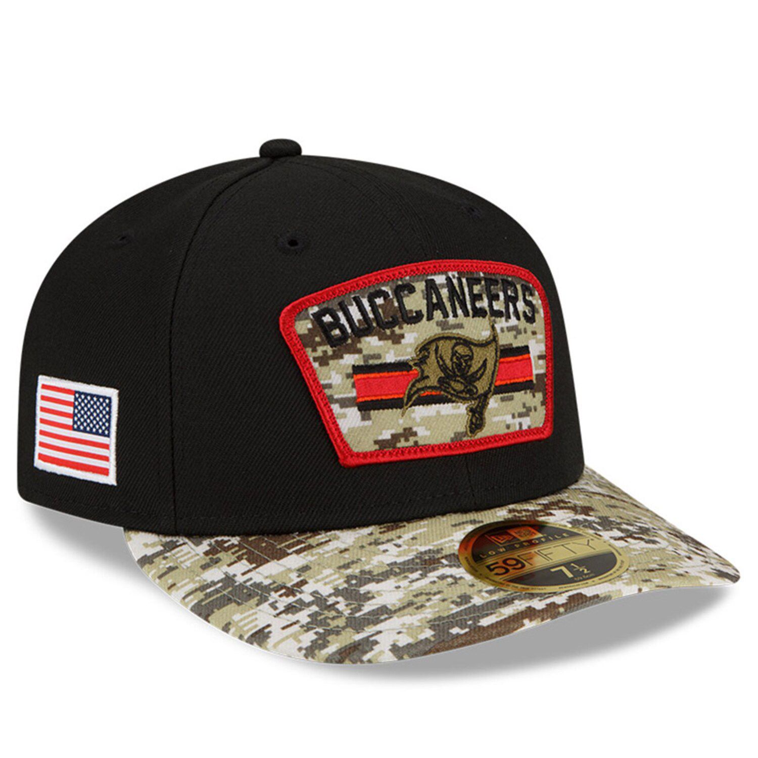 Men's '47 Camo Tampa Bay Buccaneers Woodland Clean Up Adjustable Hat