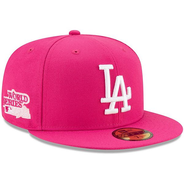Men's Los Angeles Dodgers New Era Pink 2020 World Series Red