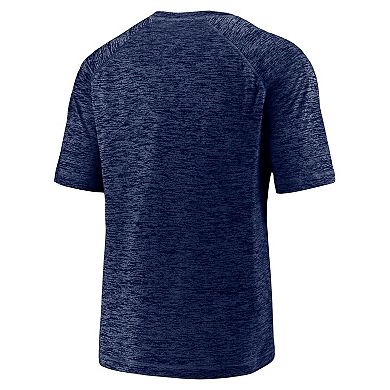 Men's Fanatics Branded Navy Seattle Seahawks Shade Battle Ready Raglan Space-Dye T-Shirt