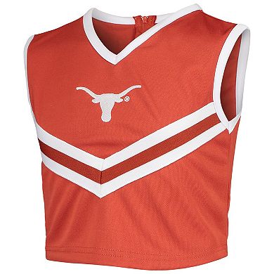 Girls Youth Texas Orange Texas Longhorns Two-Piece Cheer Set