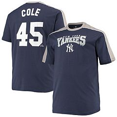 Men's Gerrit Cole White/Navy New York Yankees Big & Tall Replica Player  Jersey 