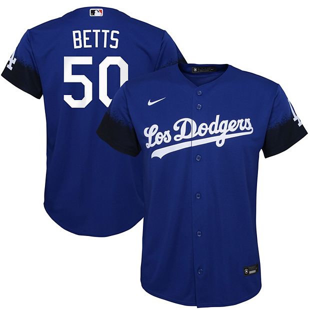 Youth Nike Mookie Betts Royal Los Angeles Dodgers 2021 City Connect Replica  Player Jersey
