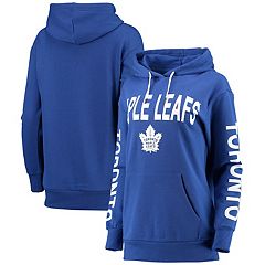 Men's Levelwear Blue Toronto Maple Leafs Podium Fleece Pullover Hoodie Size: 3XL