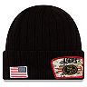 Youth New Era Black San Francisco 49ers 2021 Salute To Service Cuffed Knit Hat