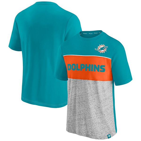 Men's Fanatics Branded Heathered Gray Miami Dolphins Team