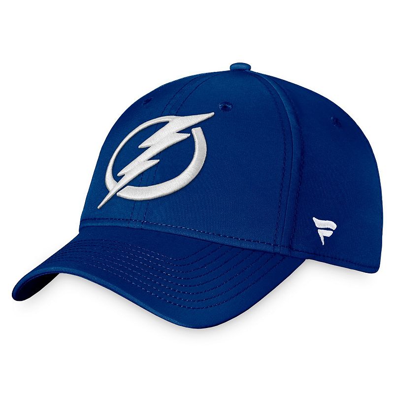 Men's Fanatics Branded Blue Tampa Bay Lightning Core Primary Logo Flex Hat,