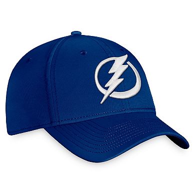 Men's Fanatics Branded Blue Tampa Bay Lightning Core Primary Logo Flex Hat