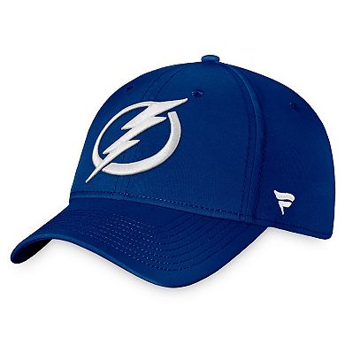 Men's Fanatics Branded Blue Tampa Bay Lightning Core Primary Logo Flex Hat