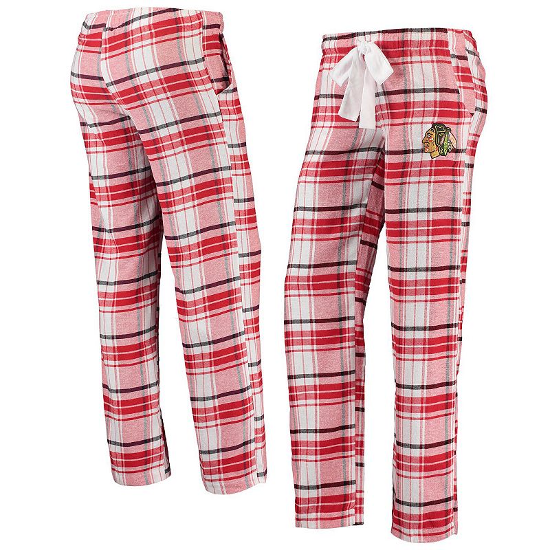 Womens Concepts Sport Red/Black Chicago Blackhawks Accolade Flannel Pants,