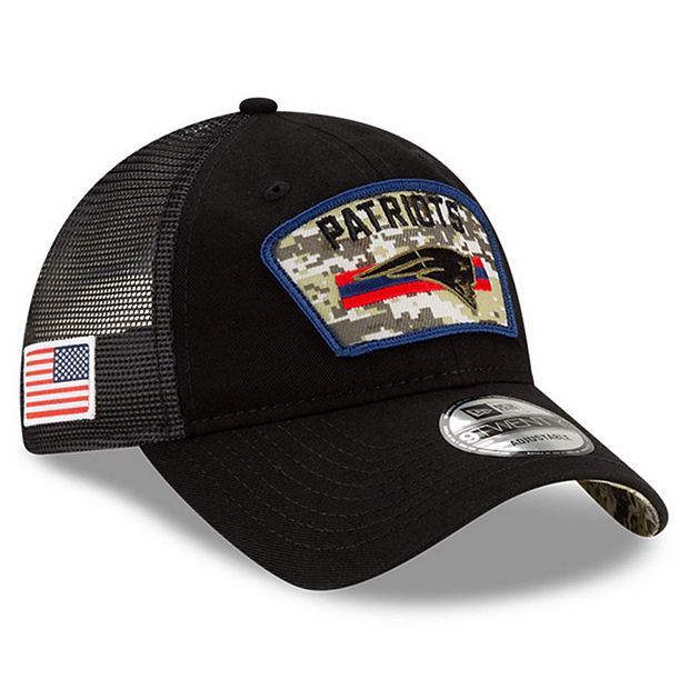 Men's New Era Black/Camo New England Patriots 2021 Salute To