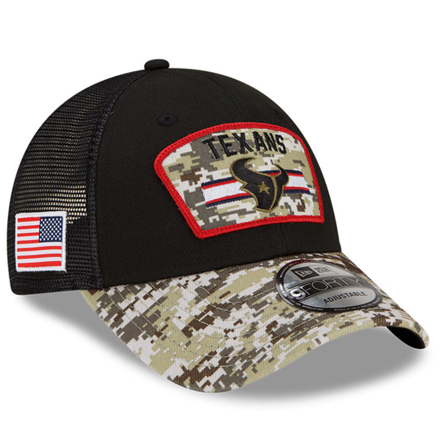 Men's Houston Texans '47 Camo/Black Countershade MVP Trucker