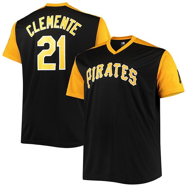 Pittsburgh Pirates Mens Nike Replica Alternate Jersey - Black