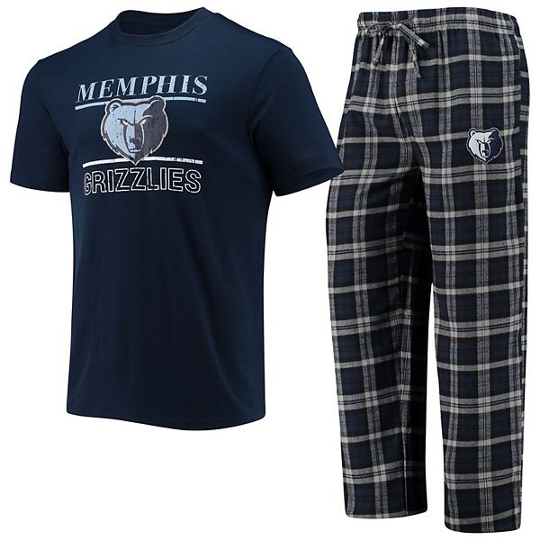 Concepts Sport Memphis Grizzlies Mens Pajama Pants Plaid Pajama Bottoms 