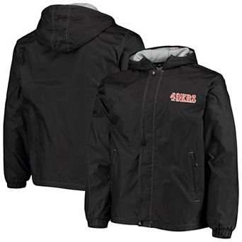 Men's Dunbrooke Black San Francisco 49ers Logo Legacy Stadium Full-Zip Jacket