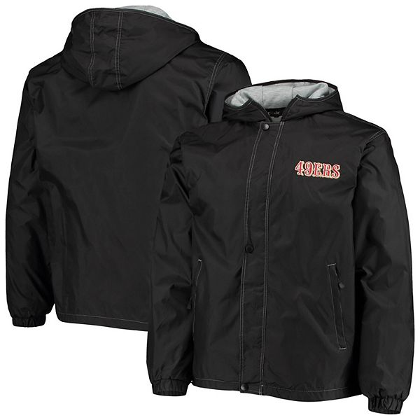 Men's Dunbrooke Black San Francisco 49ers Legacy Stadium Full-Zip