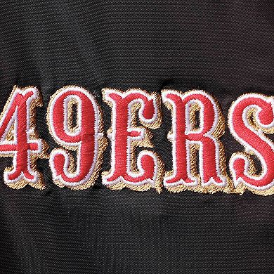 Men's Dunbrooke Black San Francisco 49ers Legacy Stadium Full-Zip Jacket