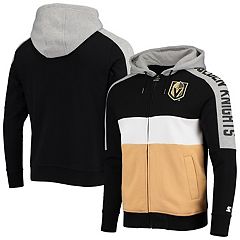 New Black Majestic Las Vegas Golden Knights Logo Hoodie Large And