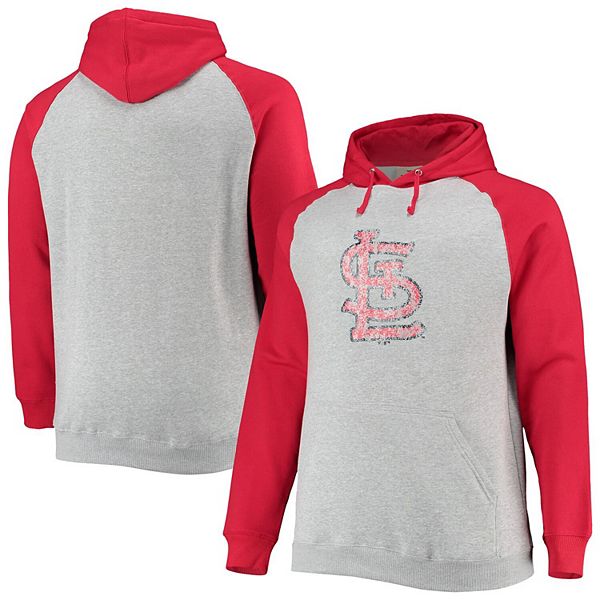 Men's Cutter & Buck Heather Gray St. Louis Cardinals Big Tall