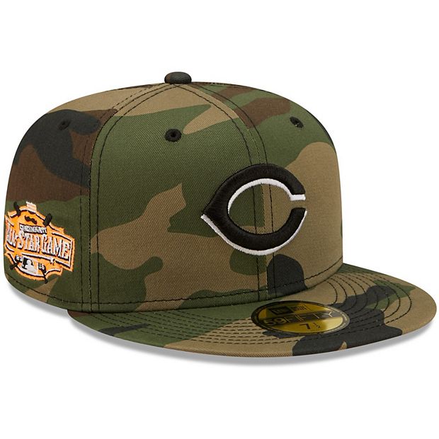 Men's Cincinnati Reds New Era Camo Black Camo 9TWENTY Adjustable Hat