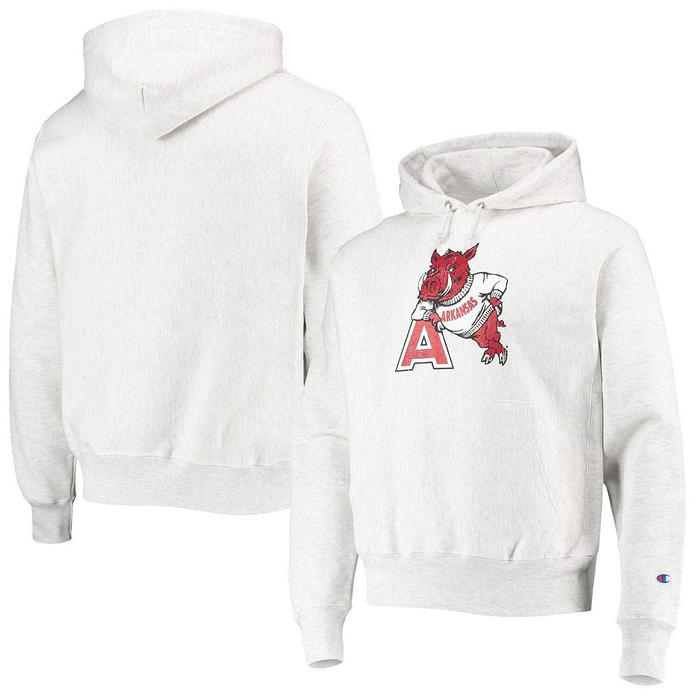Men's Champion Heathered Gray Arkansas Razorbacks Team Vault Logo ...
