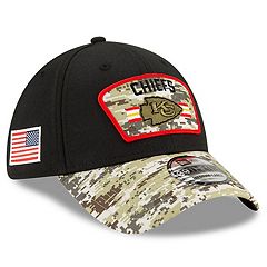 Men's New Era Camo Kansas City Chiefs Woodland Trucker 2.0 9FIFTY