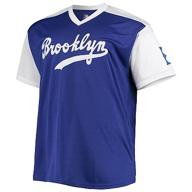 Men's Jackie Robinson Royal/White Los Angeles Dodgers Cooperstown Collection Replica Player Jersey