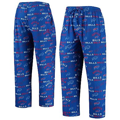 Men's Concepts Sport Royal Buffalo Bills Flagship Allover Print Pants