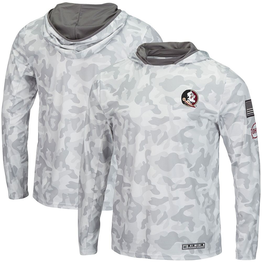 Men's Colosseum Arctic Camo Florida State Seminoles OHT Military ...