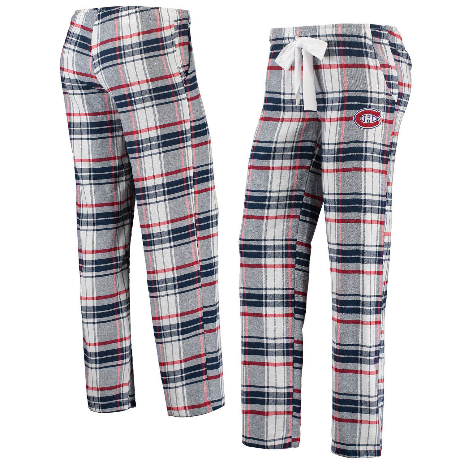Image for Unbranded Women's Concepts Sport Navy/Red Montreal Canadiens Accolade Flannel Pants at Kohl's.
