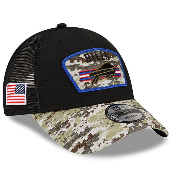 Buffalo Bills ARMY CAMO TRUCKER Hat by New Era