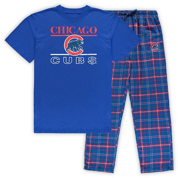 Women's Concepts Sport Red/Royal Chicago Cubs T-Shirt & Pants